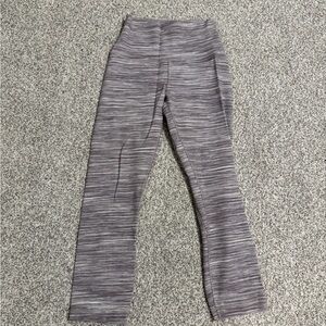 Lululemon Striped Crop Leggings